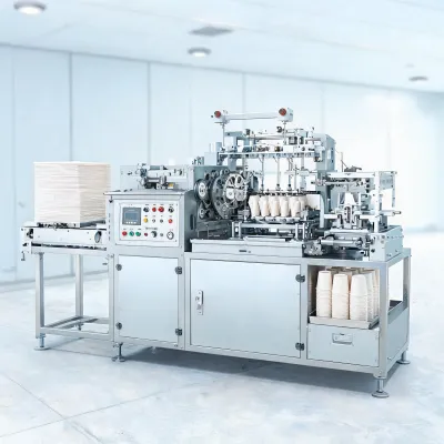 high speed paper cup machine